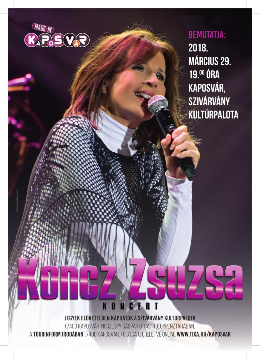 Koncz Zsuzsa Koncert 2018 Székesfehérvár